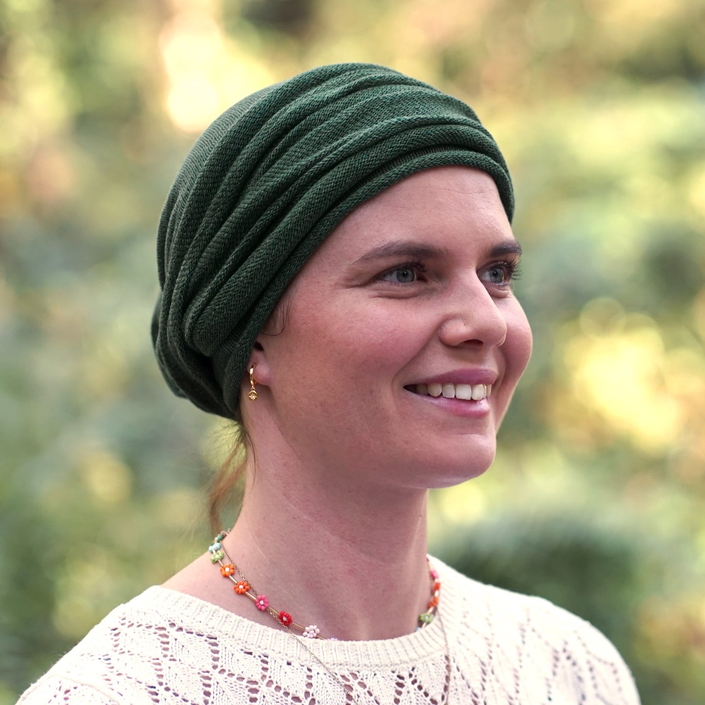 Olive Green Turban Wrap