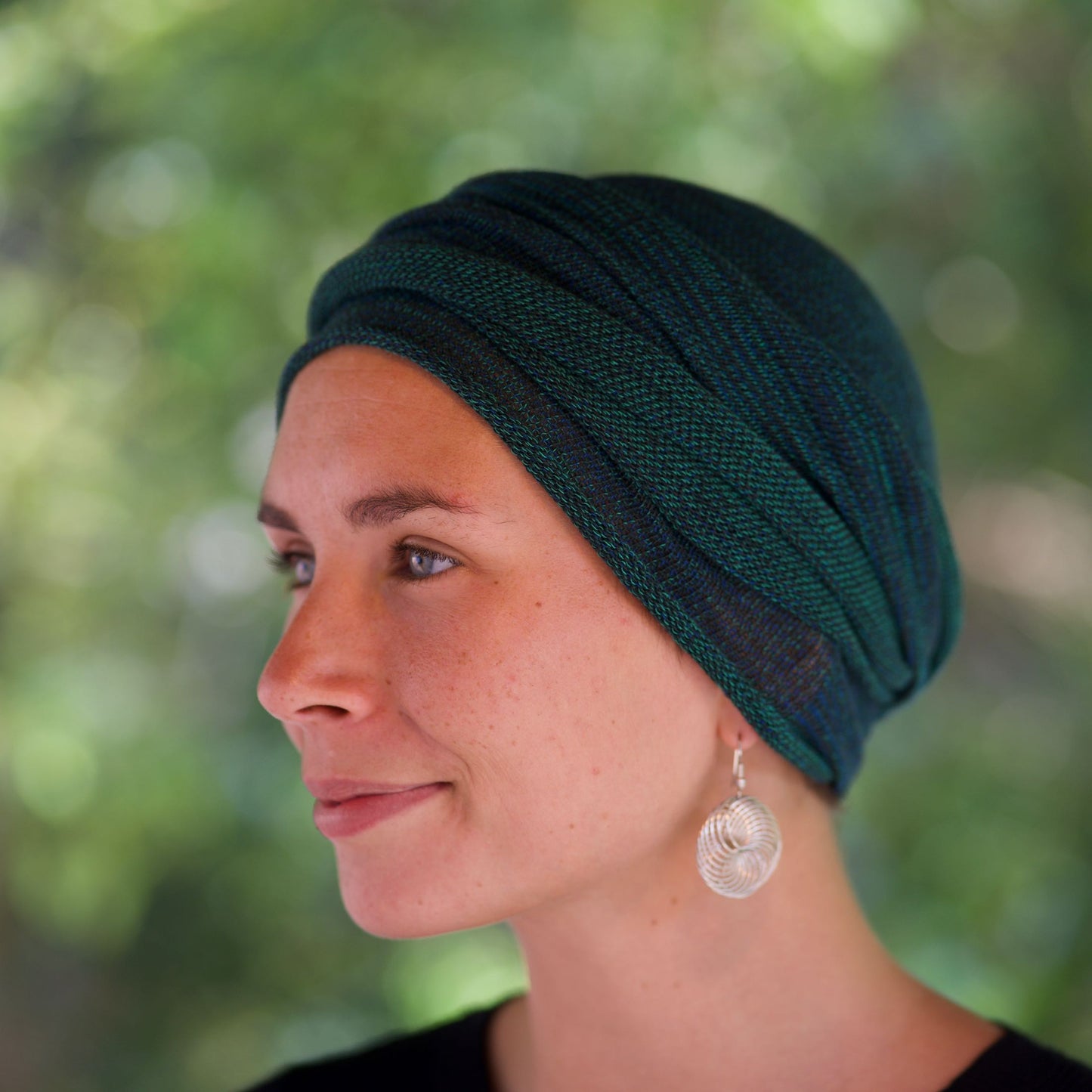 Forest Green Turban Wrap