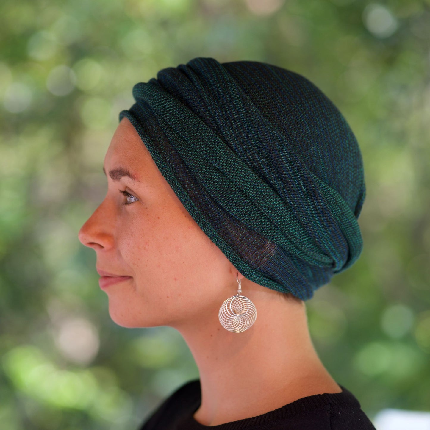 Forest Green Turban Wrap