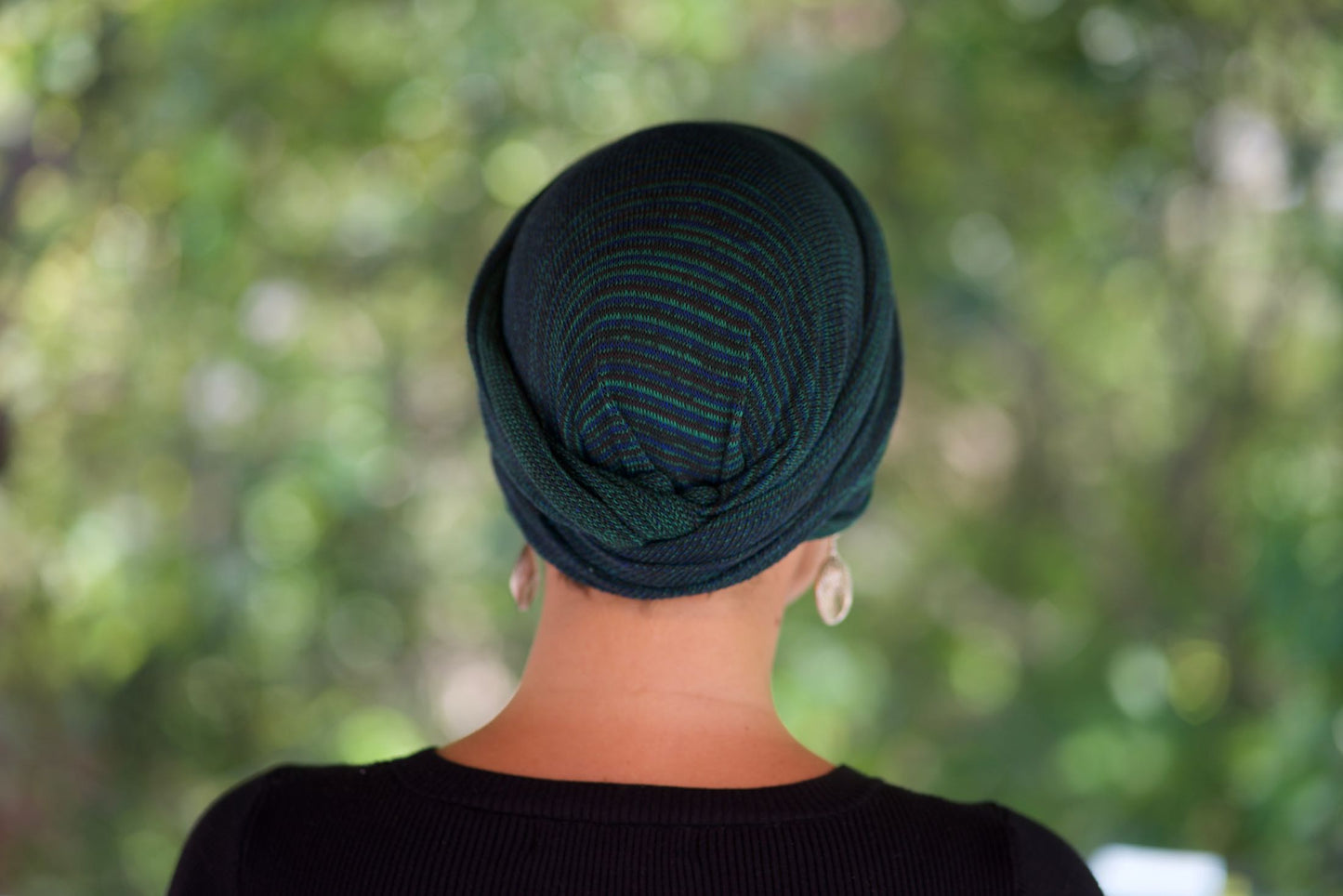 Forest Green Turban Wrap