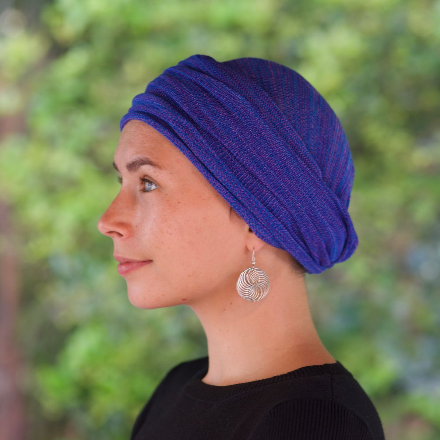 Vivid Blue Turban Wrap