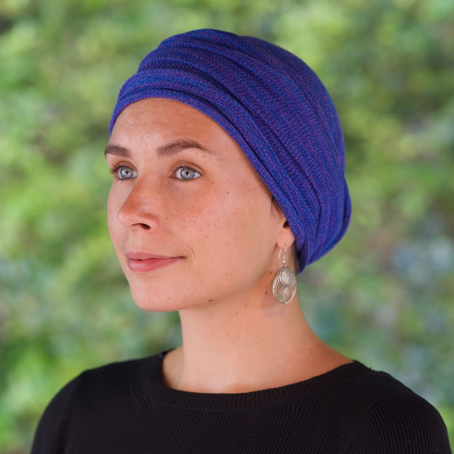 Vivid Blue Turban Wrap