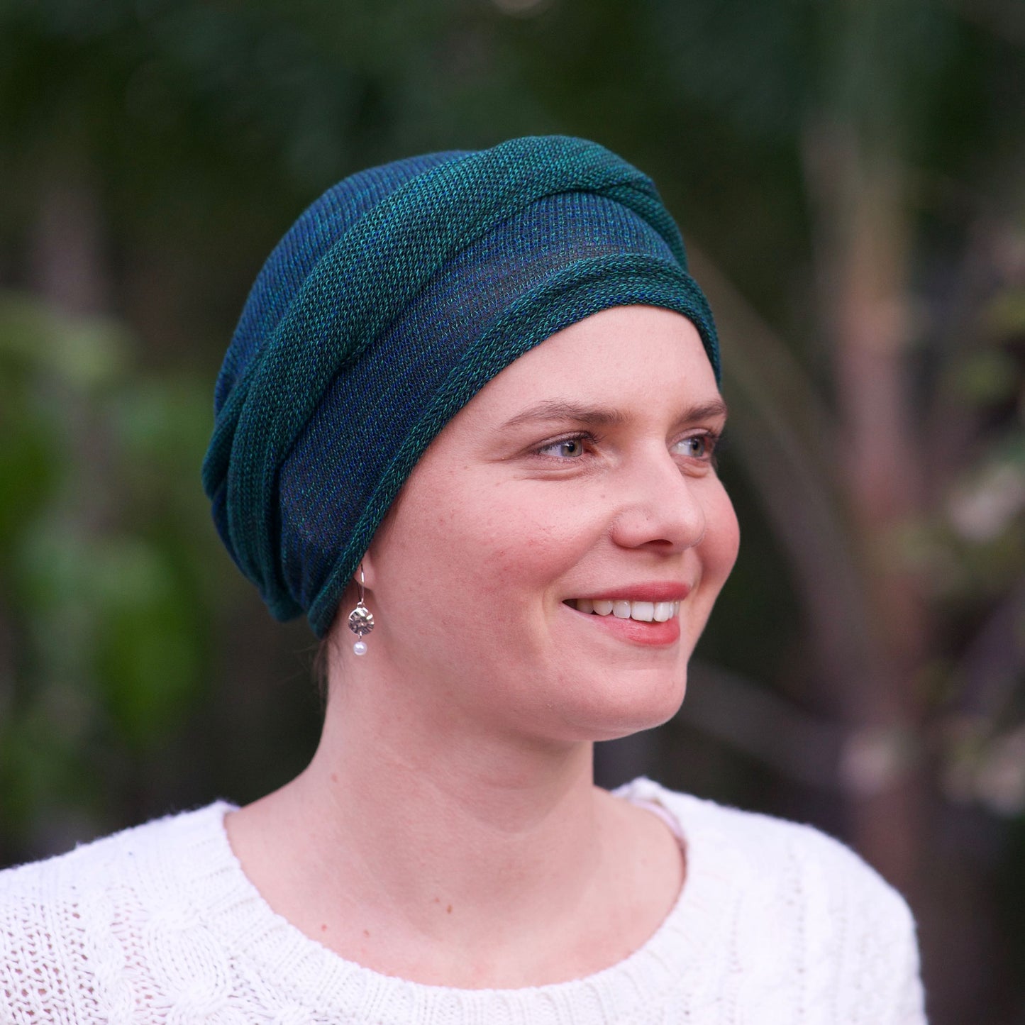 Forest Green Turban Wrap