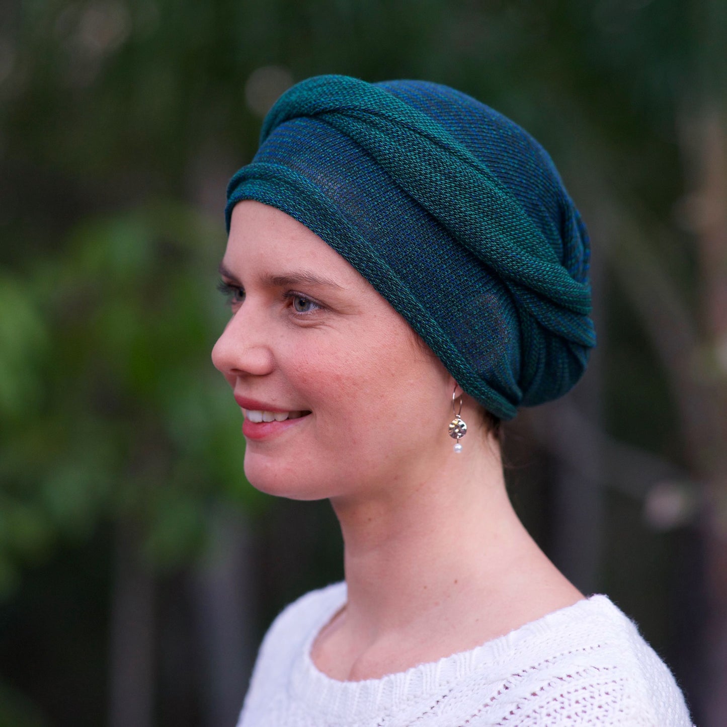 Forest Green Turban Wrap