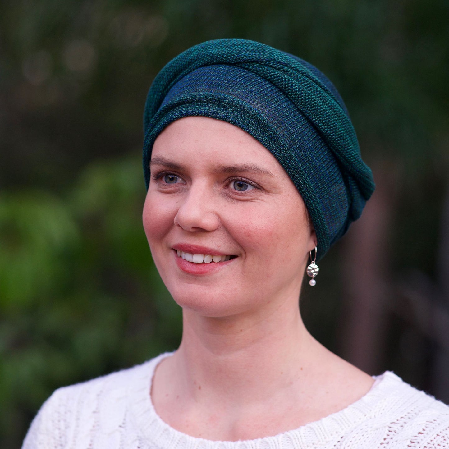 Forest Green Turban Wrap