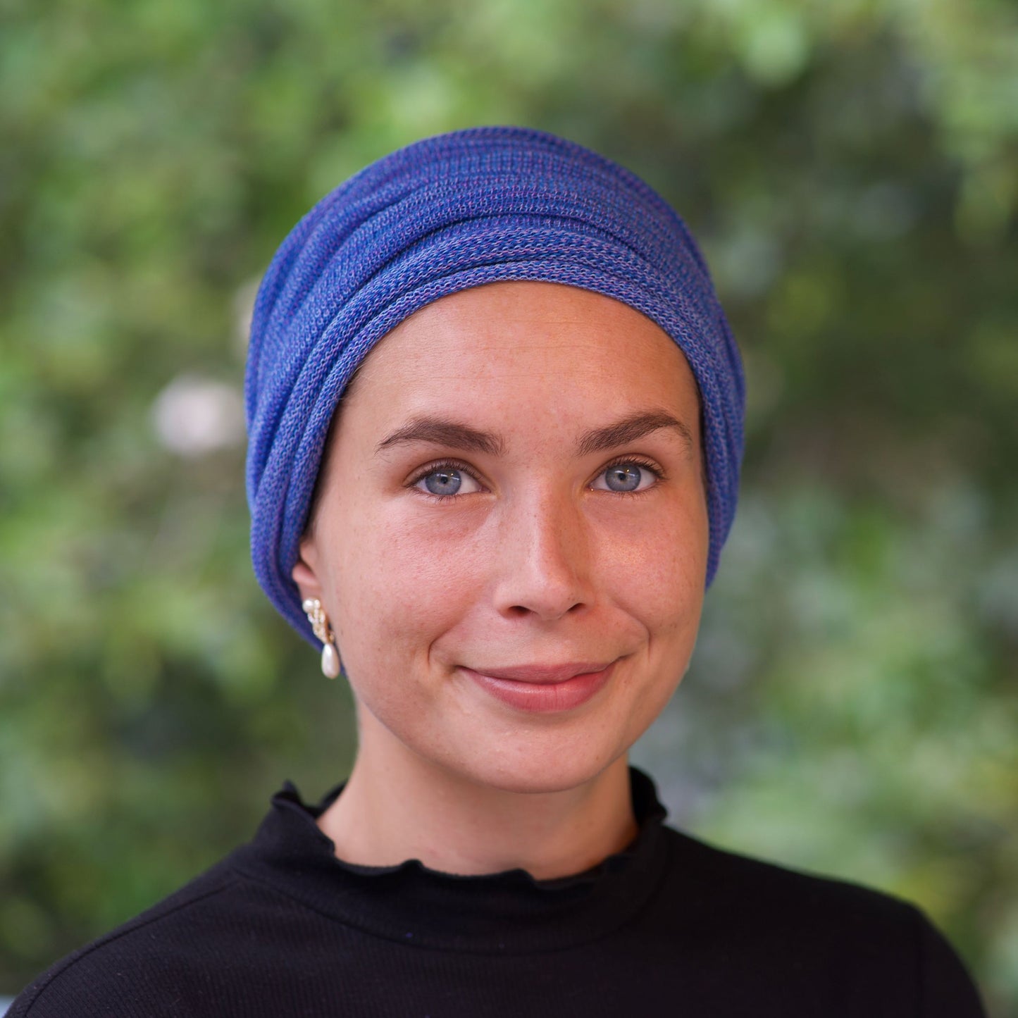 Pastel Blue Turban Wrap