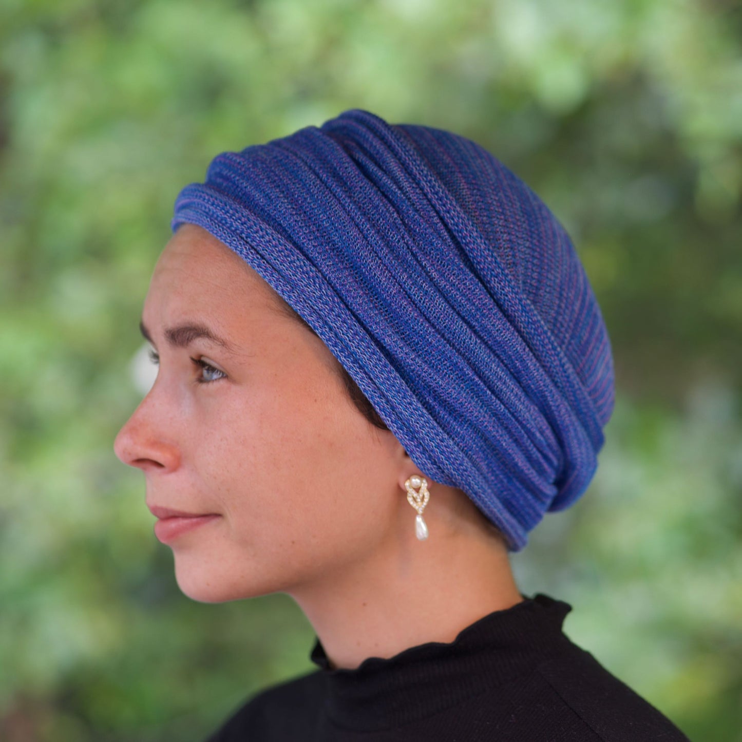 Pastel Blue Turban Wrap