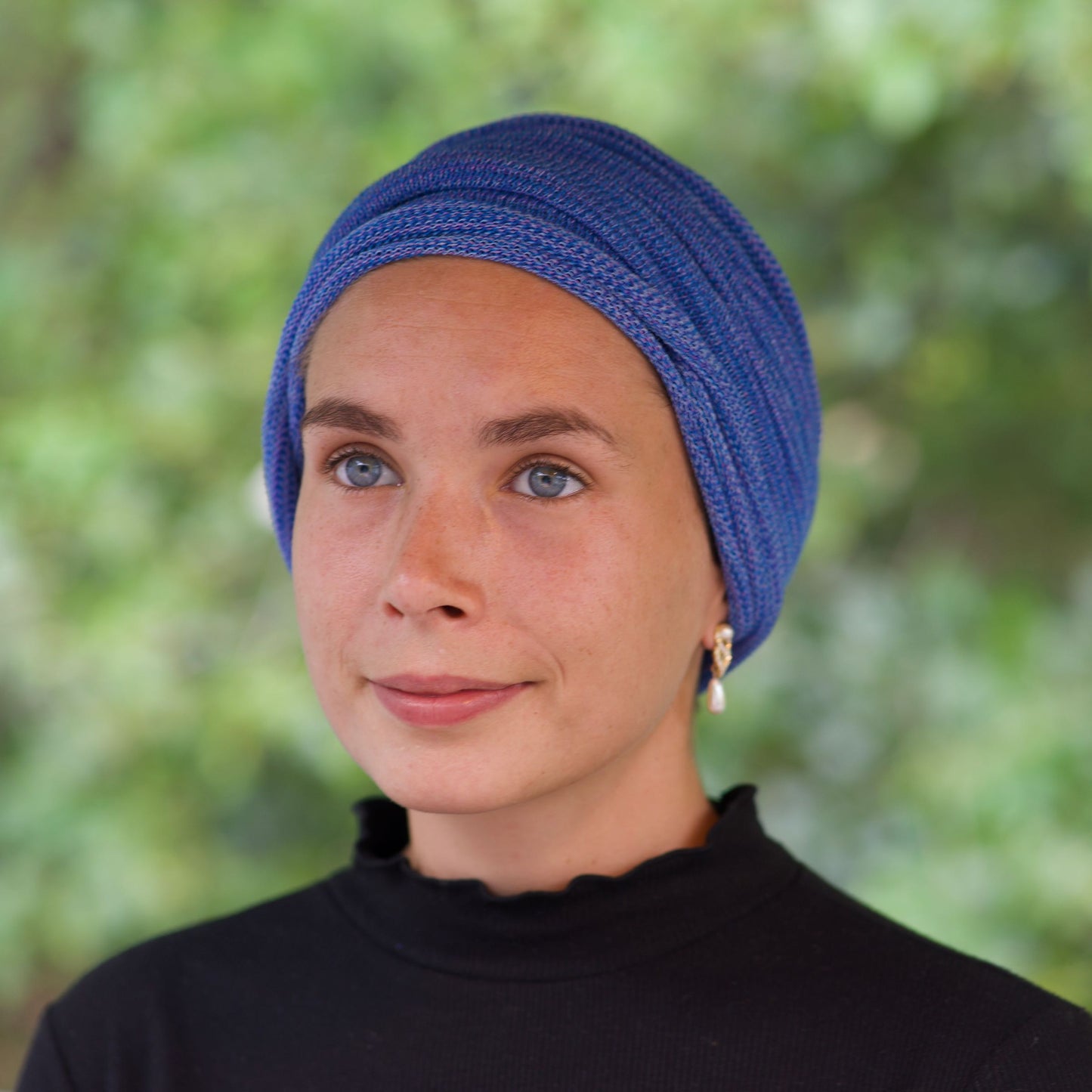 Pastel Blue Turban Wrap