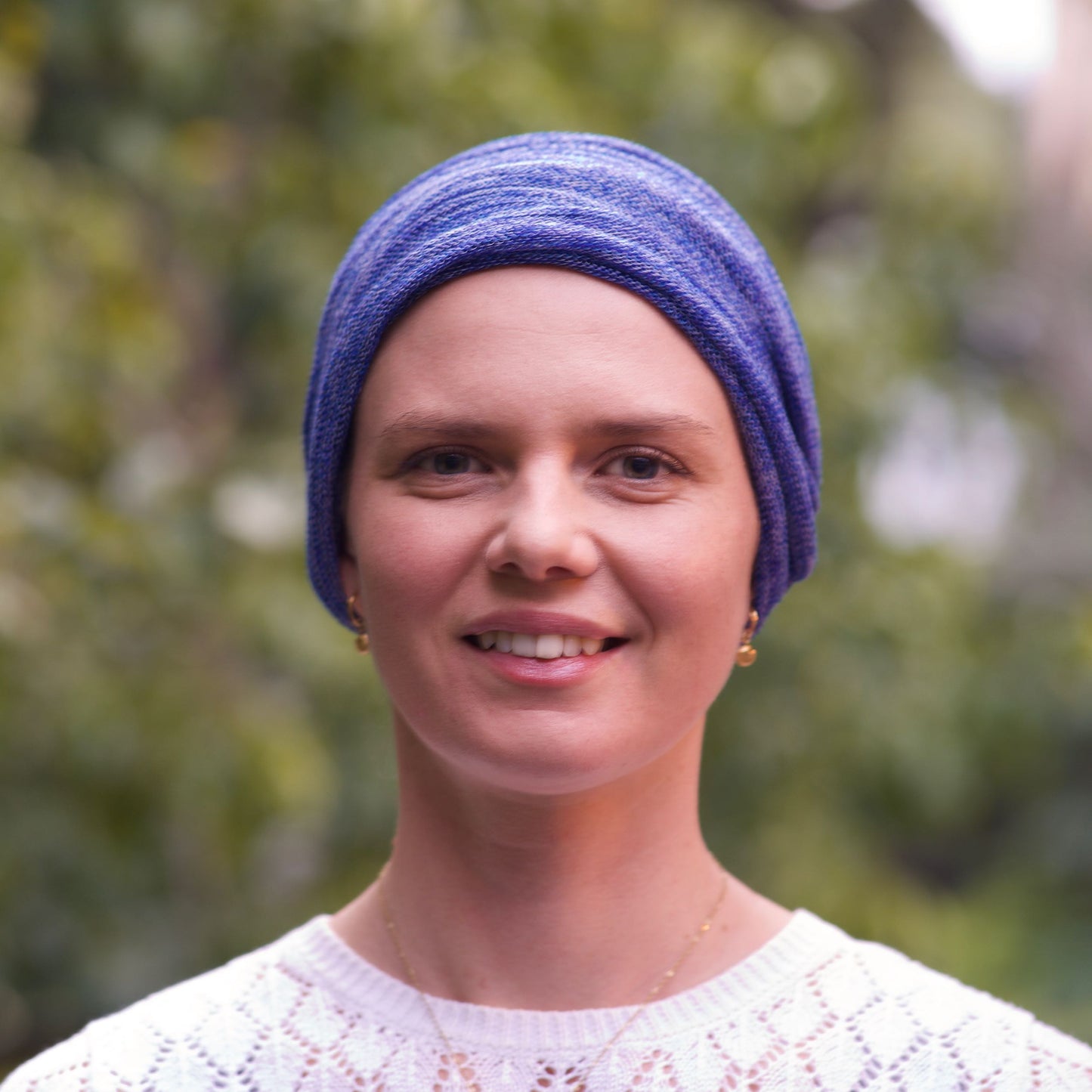 Alpine Blues Turban Wrap