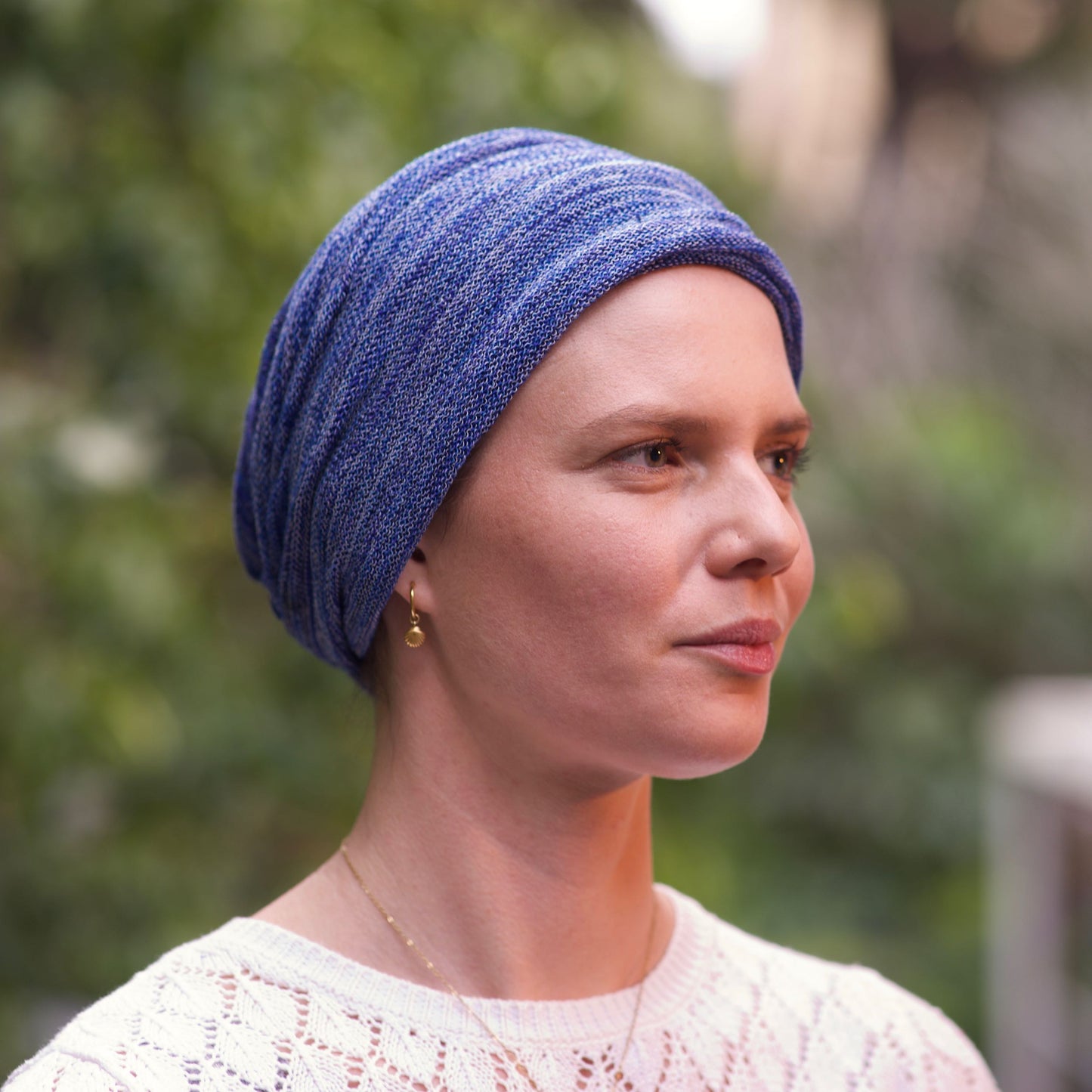 Alpine Blues Turban Wrap