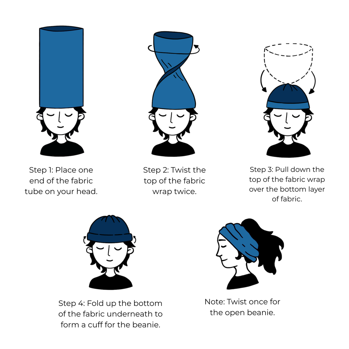 Merino Beanie Wraps - All Colours