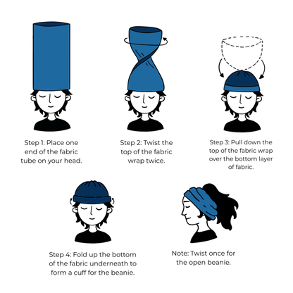 Merino Beanie Wraps - All Colours