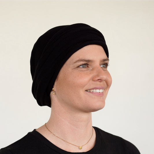 Black Turban Wrap