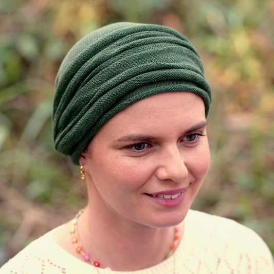 Olive Green Turban Wrap
