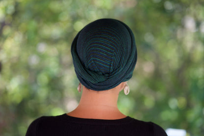 Forest Green Turban Wrap