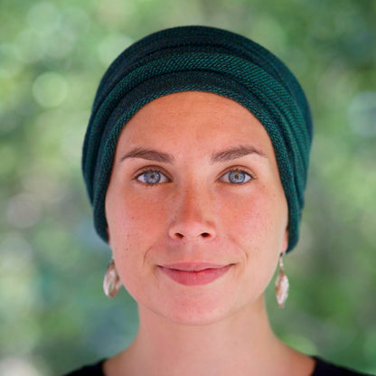 Forest Green Turban Wrap