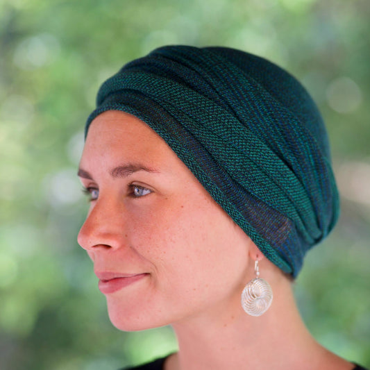 Forest Green Turban Wrap