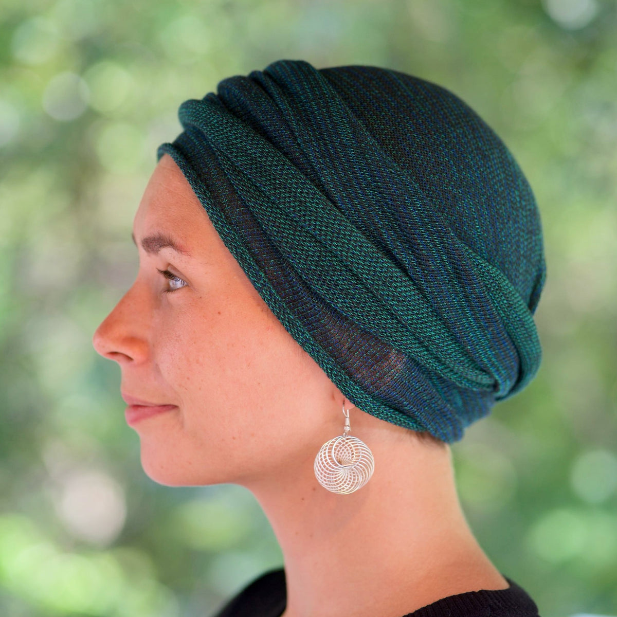Forest Green Turban Wrap