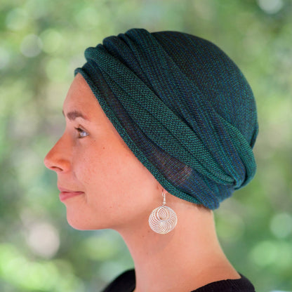 Forest Green Turban Wrap
