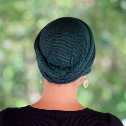 Forest Green Turban Wrap