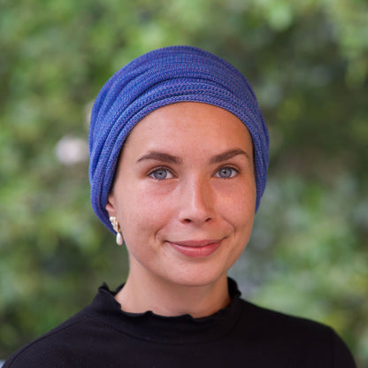 Pastel Blue Turban Wrap
