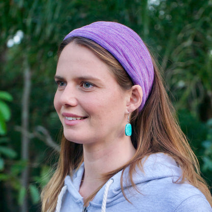Pink Lupins Bandana Wrap