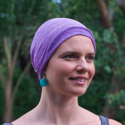 Pink Lupins Bandana Wrap